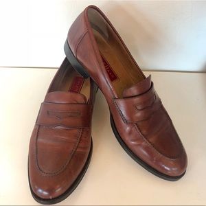 Cole Haan City Brown Leather Penny Loafer 12D